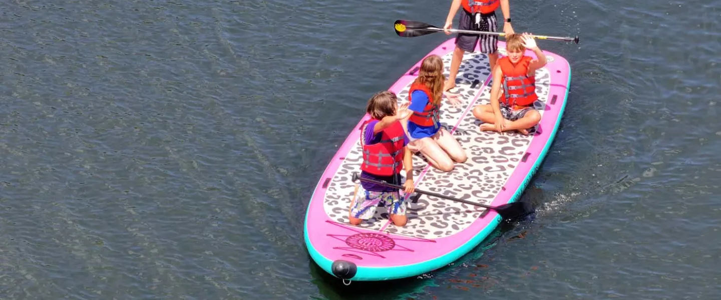 Camp Tumbleson Paddleboarding